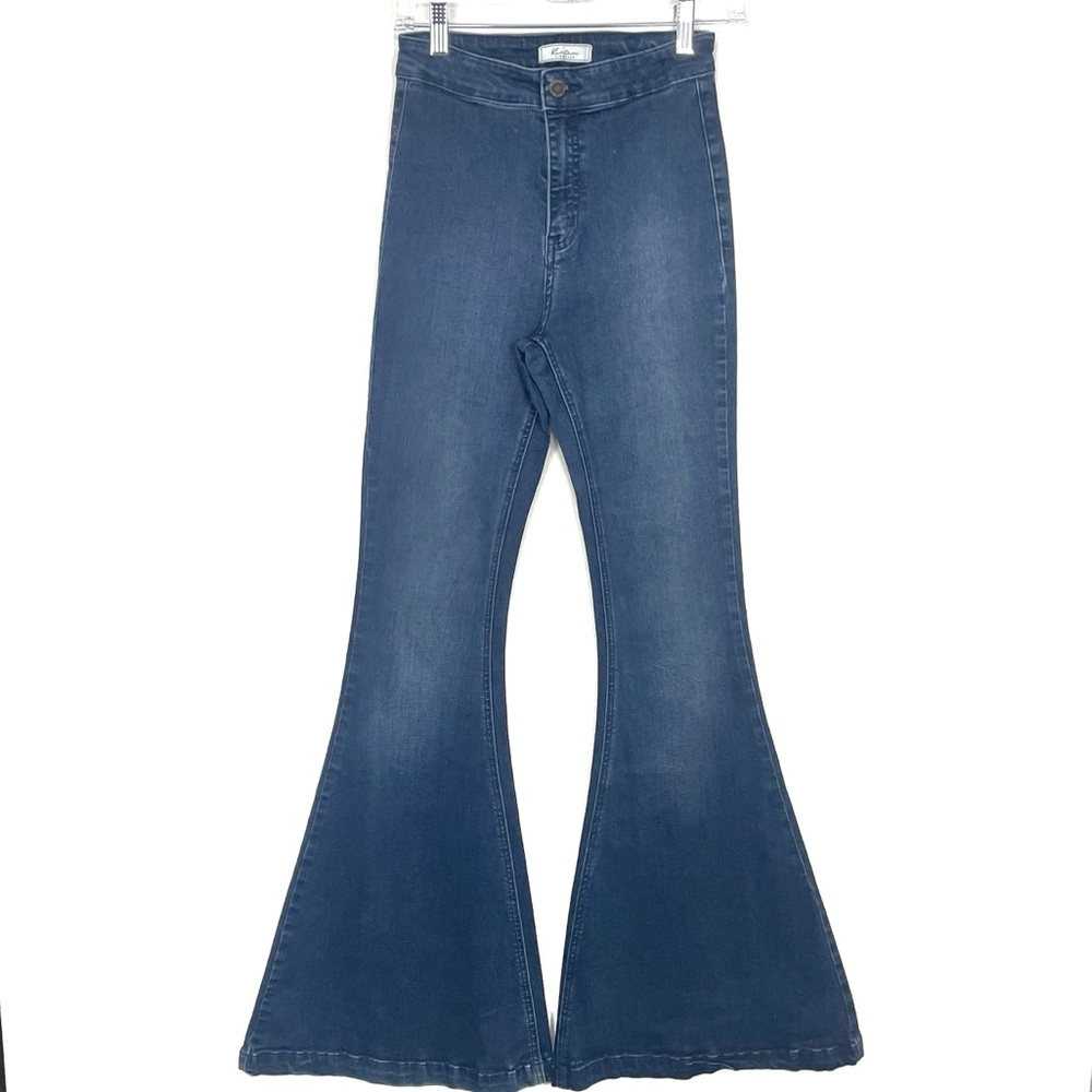 KanCan Dark Blue Flare Bell Bottom Jeans CC28